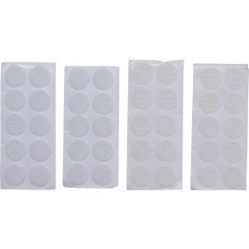 BGS tépőzáras korongok öntapadó fehér 40 darabos