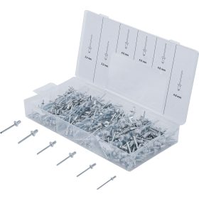 BGS popszegecs-készlet Aluminium 2,4 - 4,8 mm 400 darabos