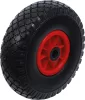 BGS kerék kézikocsihoz / talicskához PU, piros/fekete 260 mm