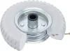 BGS kerék kézikocsihoz / talicskához PU, szürke 220 mm