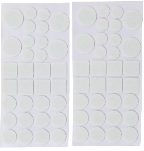 BGS filc alátét fehér 64 darabos