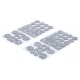 BGS filc alátét készlet szürke-melírozott 64 darabos