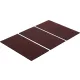 BGS filc alátét lapok barna 100 x 200 mm 3 darabos