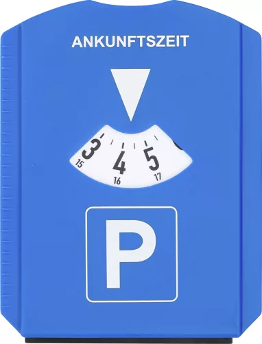 BGS parkolótárcsa jégkaparóval / gumiszegéllyel
