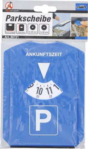 BGS parkolótárcsa jégkaparóval / gumiszegéllyel