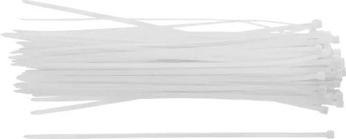 BGS kábelkötegelő-készlet fehér 4,8 x 300 mm 50 darabos