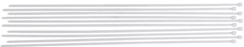 BGS kábelkötegelő-készlet fehér 8,0 x 800 mm 10 darabos