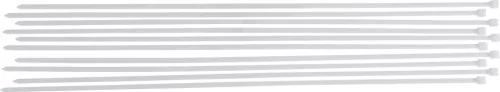 BGS kábelkötegelő-készlet fehér 8,0 x 800 mm 10 darabos