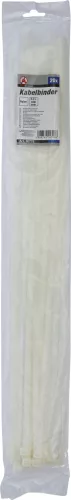 BGS kábelkötegelő-készlet fehér 8,0 x 600mm 20 darabos