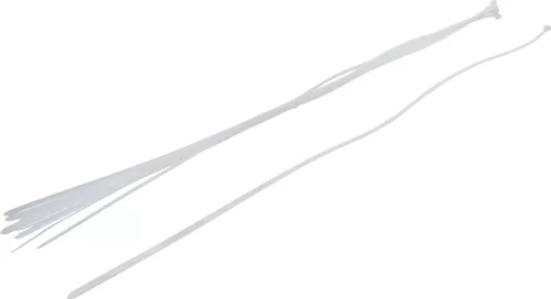 BGS kábelkötegelő-készlet fehér 8,0 x 1000 mm 10 darabos
