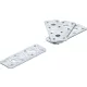 BGS lapos összekötő 100 x 35 x 2 mm 4 darabos