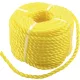 BGS műanyag kötél / univerzális kötél 6 mm x 20 m sárga