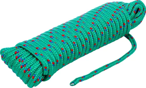 BGS műanyag kötél / univerzális kötél 6 mm x 10 m zöld
