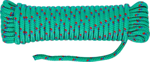 BGS műanyag kötél / univerzális kötél 6 mm x 10 m zöld