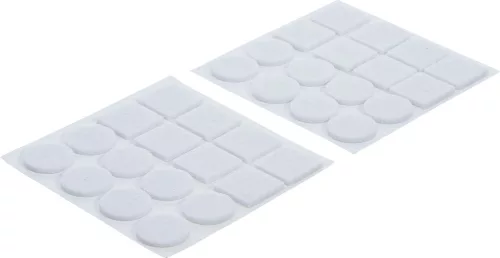 BGS filc alátét fehér 32 darabos