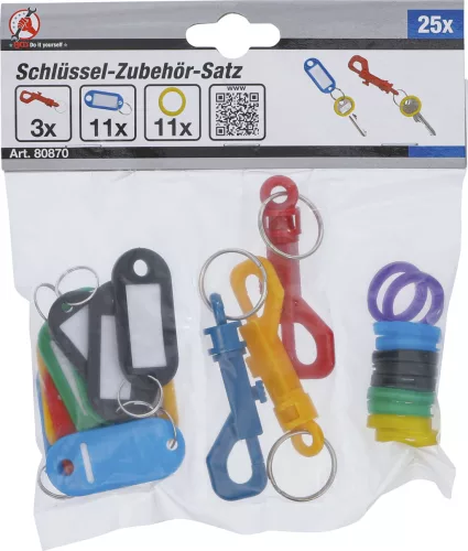 BGS kulcstartozék készlet 25 darabos