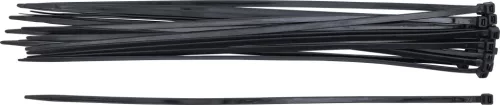 BGS kábelkötegelő-készlet fekete 7,6 - 500 mm 20 darabos