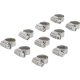 BGS tömlőbilincs INOX 10 x 16 mm 10 darabos