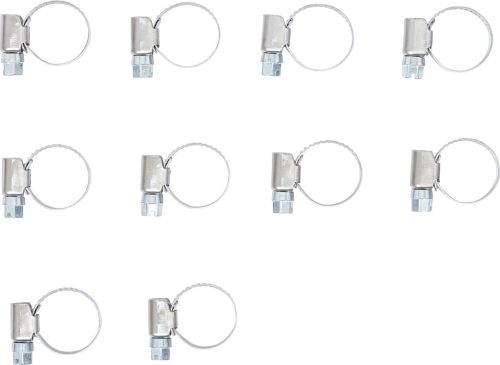 BGS tömlőbilincs INOX 12 x 20 mm 10 darabos
