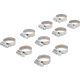 BGS tömlőbilincs INOX 16 x 25 mm 10 darabos