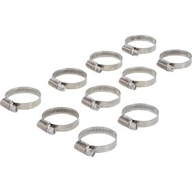 BGS tömlőbilincs INOX 25 x 40 mm 10 darabos