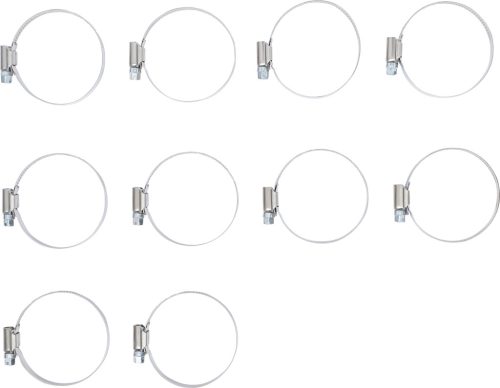 BGS tömlőbilincs INOX 40 x 60 mm 10 darabos