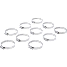 BGS tömlőbilincs INOX 50 x 70 mm 10 darabos