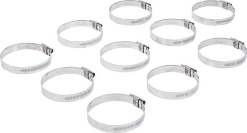 BGS tömlőbilincs INOX 50 x 70 mm 10 darabos