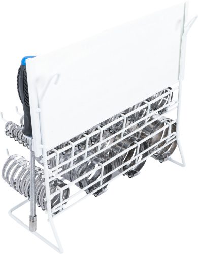 BGS tömlőbilincs-készlet INOX táblán 111 darabos