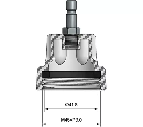 BGS 22-es adapter a BGS 8027-hez, 8098 BMW