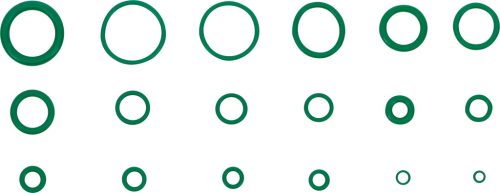 BGS o-gyűrű készlet HNBR Ø 3 - 22 mm 225 darabos