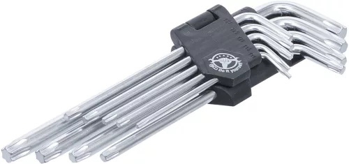 BGS derékszögű kulcs készlet hosszú T-profil (Torx) T10 - T50 9 darabos
