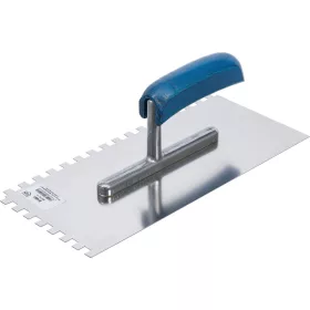 BGS fogazott simítóvas rozsdamentes négyszögletű fogazás 280 x 130 mm