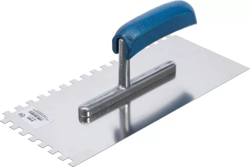 BGS fogazott simítóvas rozsdamentes négyszögletű fogazás 280 x 130 mm