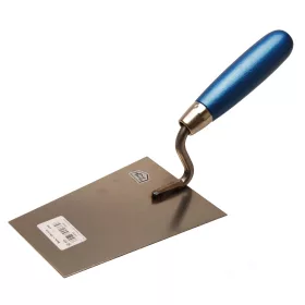 BGS tiroli kőműveskanál S-nyakkal rozsdamentes 160 mm