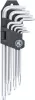 BGS derékszögű kulcs készlet hosszú T-profil (Torx) T10 - T50 9 darabos