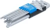 BGS derékszögű kulcs készlet T-profil (Torx) gömbfejes T10 - T50 9 darabos