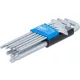 BGS derékszögű kulcs készlet T-profil (Torx) gömbfejes T10 - T50 9 darabos