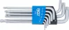BGS derékszögű kulcs készlet T-profil (Torx) gömbfejes T10 - T50 9 darabos
