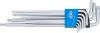 BGS derékszögű kulcs készlet extra hosszú T-profil (Torx) gömbfejes T10 - T50 9 darabos