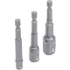 BGS adapterkészlet fúrógépekhez 6,3/10/12,5 mm (1/4"/3/8"/1/2") 3 darabos