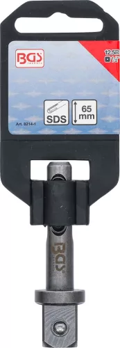BGS dugókulcs-adapter 65 mm SDS - 12,5 mm (1/2")