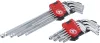 BGS derékszögű kulcskészlet hosszú t-profil (torx) T10-T50 / belső hatszögletű 1,5-10 mm 18 részes