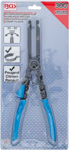 BGS fogó kipufogó felfüggesztéshez 305 mm