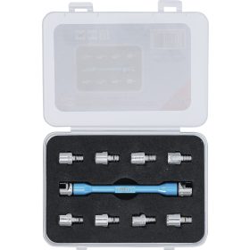 BGS küllőkulcs cserélhető fejekkel motorkerékpárokhoz 10 darabos