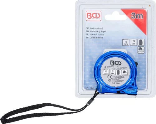 BGS mérőszalag 16 mm x 3m