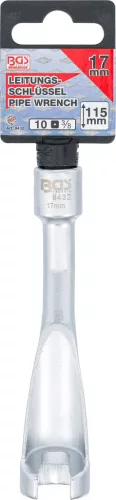 BGS speciális kulcs befecskendező vezetékekhez BMW, Opel 2.5TD, Mercedes-Benz 10 mm (3/8") 17 mm