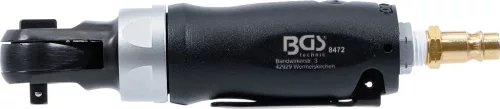 BGS levegős racsni 6,3 mm (1/4") 54 Nm extra rövid