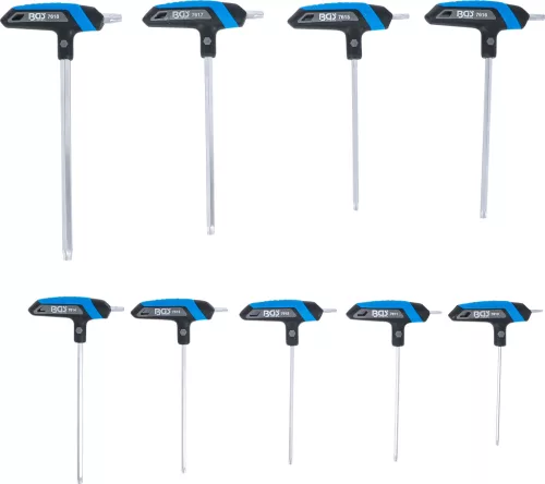 BGS t-fogantyús kulcskészlet T-profil (Torx) T10 - T50 9 darabos