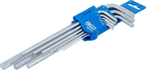 BGS speciális Belső hatszögletűkulcs-készlet Belső hatszögletű 1,5 - 10 mm 9 darabos